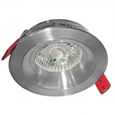 Σποτ Στρογγυλό Χωνευτό Βαθύ Σταθερό Αλουμινίου Σατινέ 21-4601066